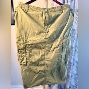 Wild Fable Olive Green Cargo Maxi Skirt